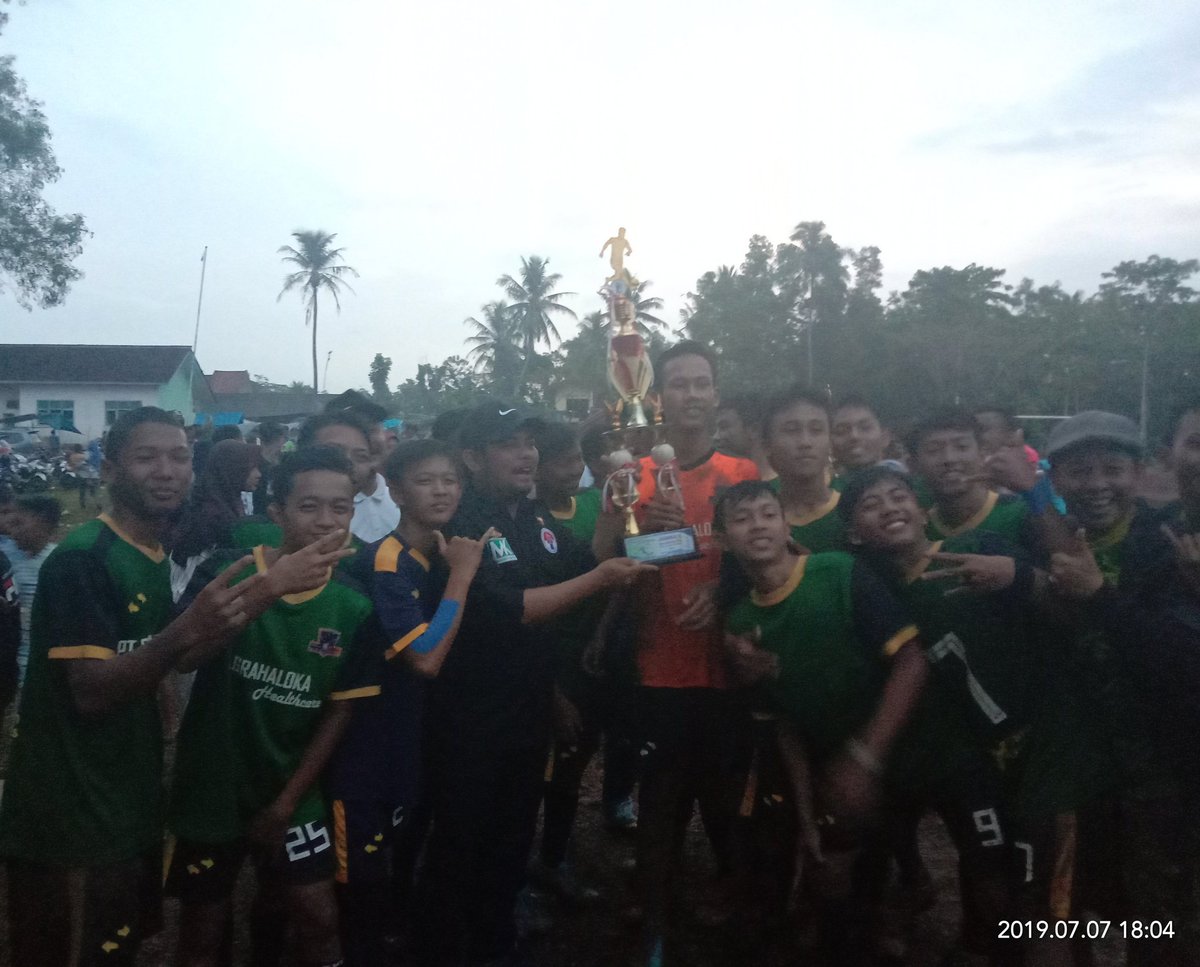 korprov's tweet photo. Alhamdulillah Partai Final Liga berjenjang U.16 Piala Menpora Seri Kabupaten Pringsewu berjalan lancar...Juara I GMC FC Juara II Kampus Putra https://t.co/1xmbk05F20