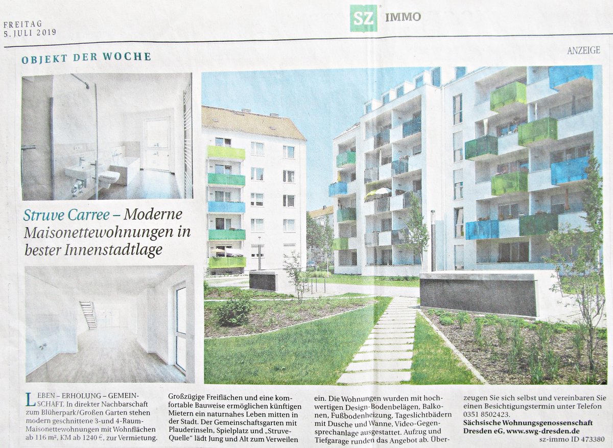 Inside Wgj Privater Mieterblog Dresden Auch Swg Dresden Baut Nicht Das Neu Was Die Mitglieder Benotigen Preisgunstigen Wohnraum Genossenschaft Lasst 4rw Im Struvecarree Seit Feb 19 Leerstehen Um Eigene Preis