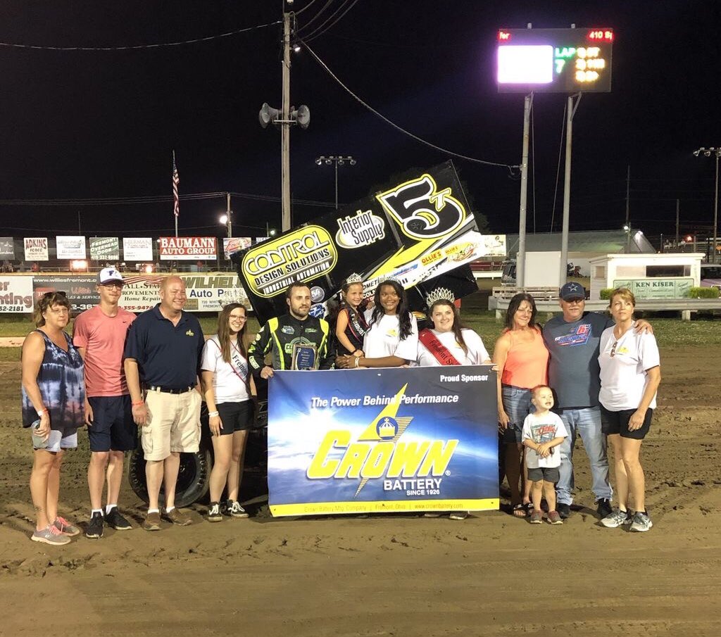 The5T's tweet image. Picked up the $1K Australian Pursuit win last night @FremontSpeedway and ran 7th from 12th in the feature with @AFCS_Sprints - Thanks to all of our great marketing partners and to Keith &amp;amp; my Dad for a great car on a tough surface.