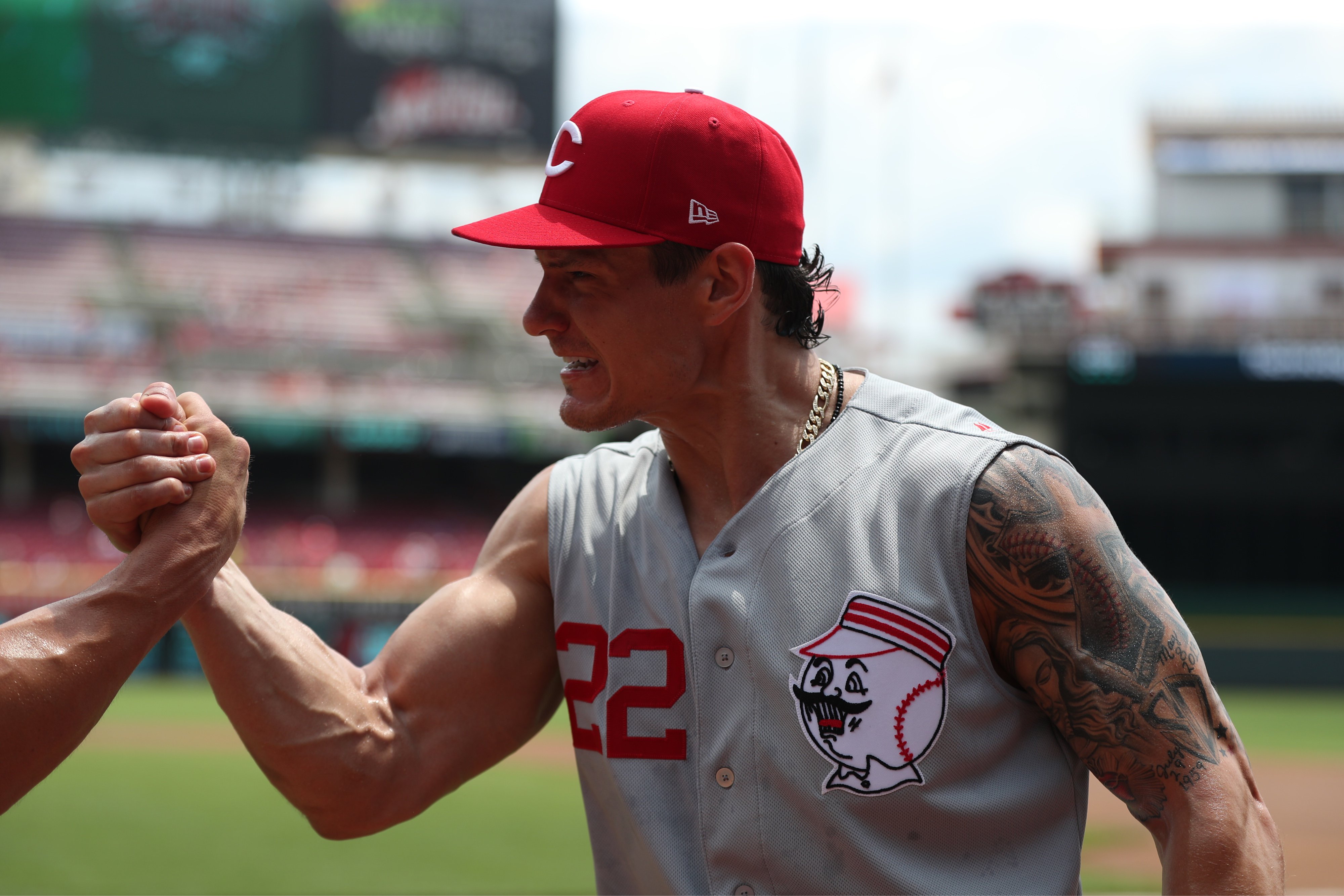 Cut4 on X: These Reds vest throwbacks are a LOOK.