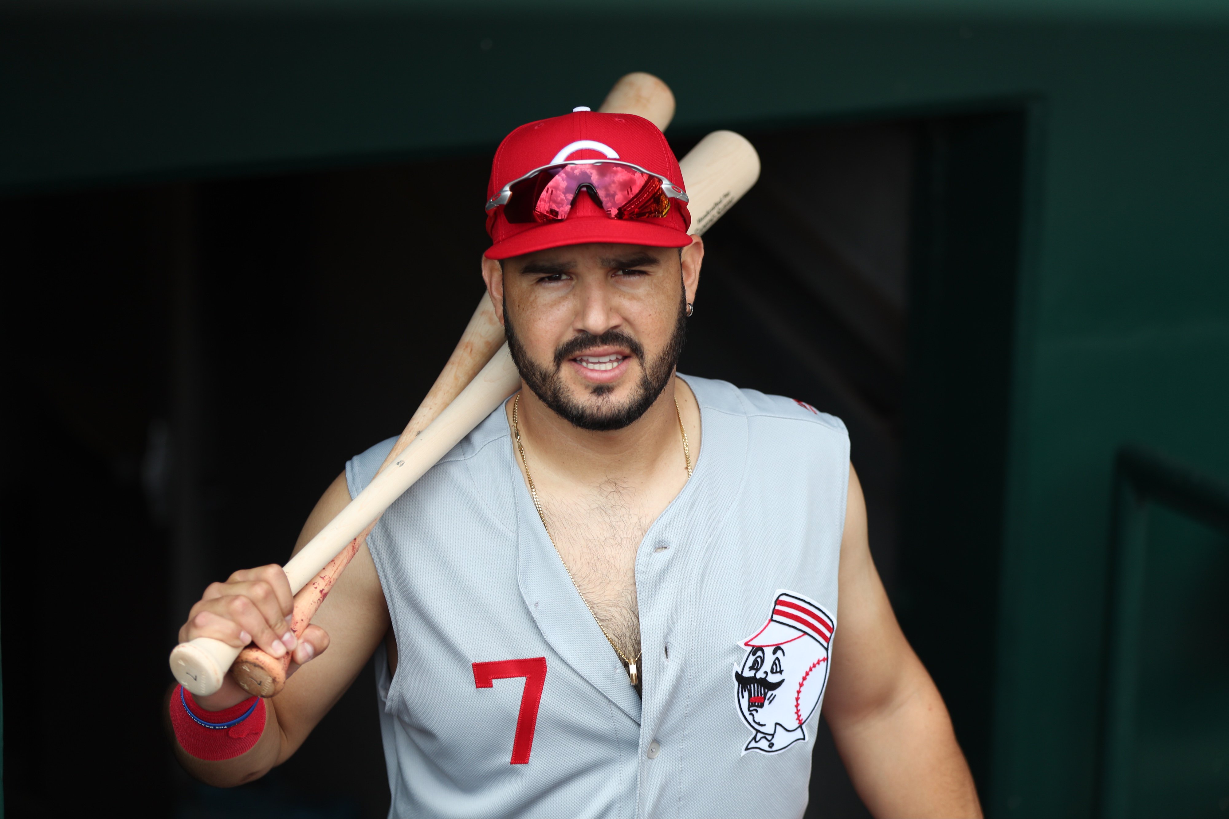 Cut4 on X: These Reds vest throwbacks are a LOOK.