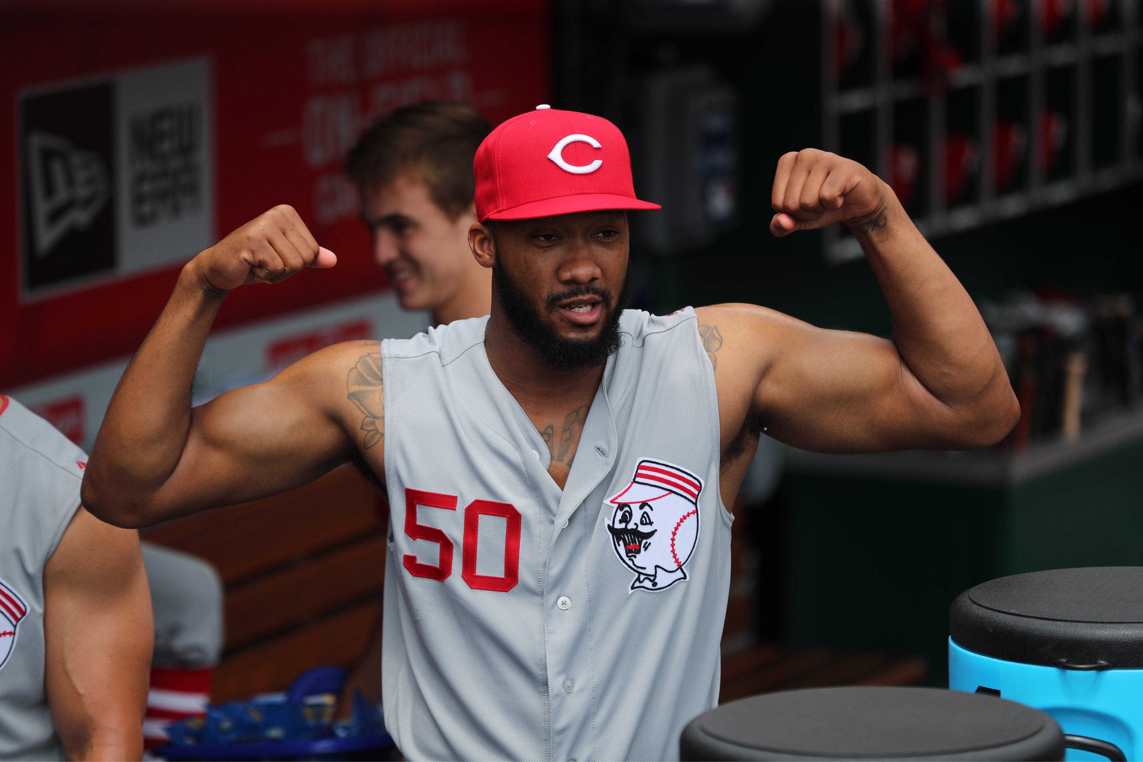 Cut4 on X: These Reds vest throwbacks are a LOOK.
