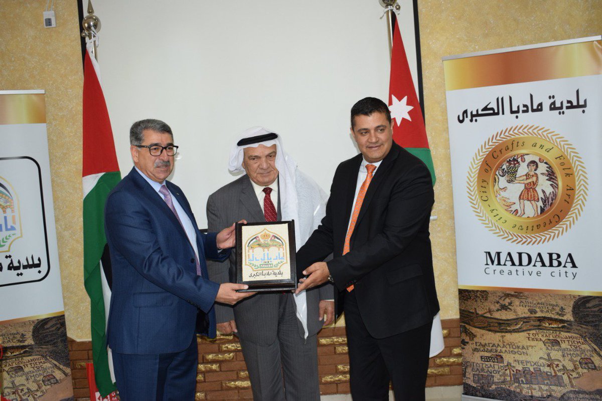 cmimarseille's tweet photo. #Ramallah, #Palestine & #Madaba, #Jordan #municipalities sealed a twinning agreement to strengthen their #localeconomies through fostered cooperation. The idea emerged during the previous @cmimarseille #LEDWorkshop & CMI team was present throughout the process providing guidance https://t.co/yoFoC2OT2e