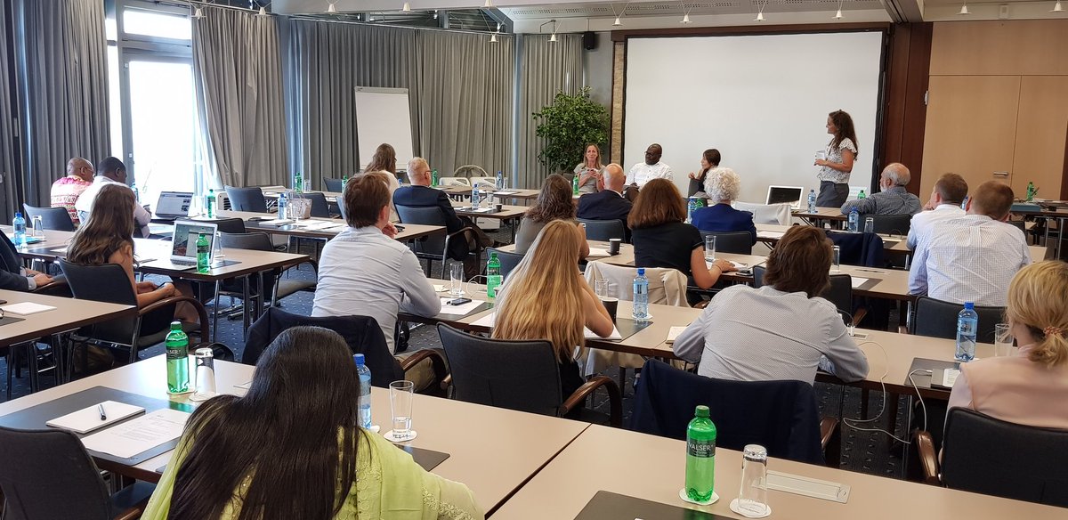 TRECC_CI's tweet photo. .@SabinaVigani and Faustin Koffi (from ministry of education) speaking about #education initiatives in Ivory Coast at #Trecc 2030 Quality Education Initiatives at Scale meeting cc @Foundation_JF https://t.co/Cr1vK2BiJB