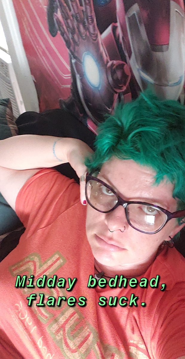 RayeQuinzel's tweet photo. #FlareDays suck! #butyoudontlooksick
#BrokenDollGamers #TeamEmmmmsie #PrimedGamers #TheRaccPack #MysticMooners #TwitchPgh #BeautyGamers
Look, it literally hurts my face to put the mask on. There's so much I wanted to do today. That I planned on doing today. 1/2 I guess https://t.co/oanC7qZ9es