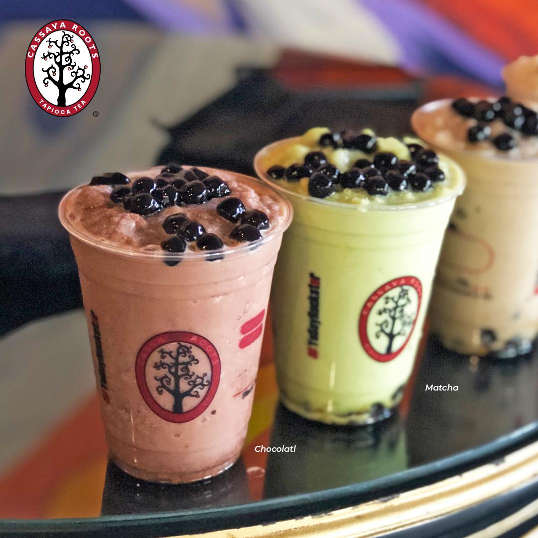 CassavaRoots's tweet photo. ¡Mereces un premio por esforzarte toda la semana!✨ 

¿Qué tal algo cremoso como un rico Chocolatl o un clásico Matcha el día de hoy? 🍃🍫

#PruebaSerOriginal
#TapiocaTea
#Matcha
#Chocolatl https://t.co/9lz2fu4qRb