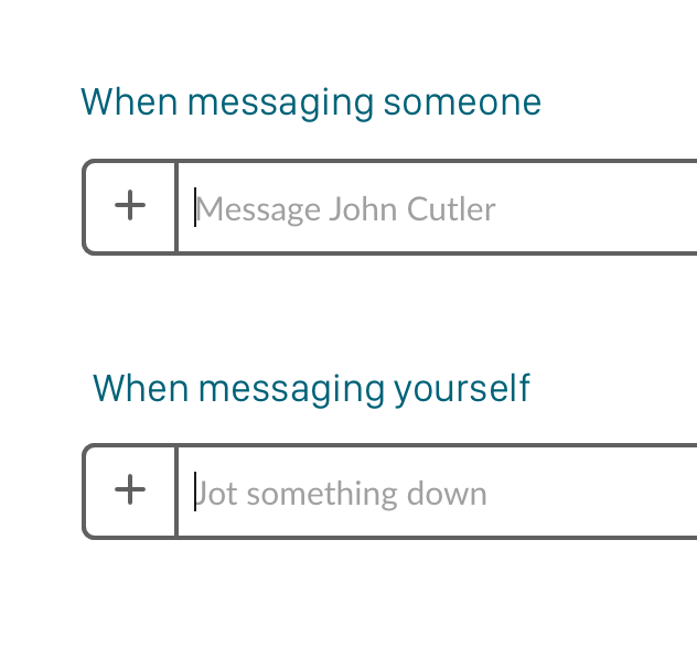  #delightful_design_details 6In  @SlackHQ, the verbiage/language changes based messages to others versus yourself.The experience is oriented to you and so the delight comes from feeling valued and spoken to directly.