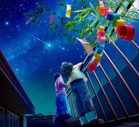 人気画家 KAGAYA(カガヤ) 星天日和 直筆サインシリアルナンバー 美少女