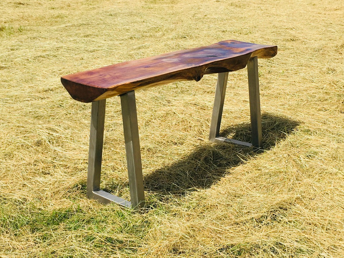 Hand Crafted bespoke solid oak table.