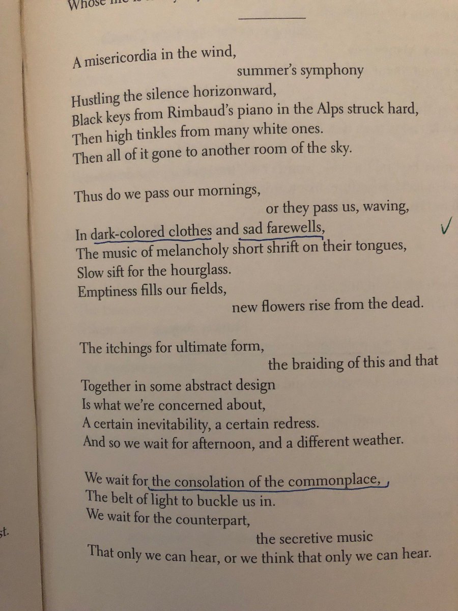 msf92165's tweet photo. "Thus do we pass our mornings,/or they pass us, waving,/In dark-colored clothes and sad farewells..." #MasterPoet #CharlesWright #BuffaloYoga https://t.co/fDym8UQl2K