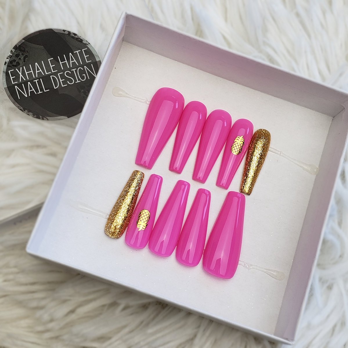 exhalehatenails's tweet photo. 🍍 Pineapple Mama 🍍 tap to shop https://t.co/QBExigBi2C 🍍
_________________________________

#ExhaleHateNails #pineapplenails #pressonnails #pressons #brightnails #pinknails #summernails #glitternails  #fakenails https://t.co/9hqFeh6jPz