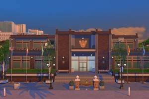 maydussa's tweet photo. For those who like the coroner's office i made, it is now in the gallery as part of my police station refurb under gallery ID #maydussa it also includes extra jail, cafetaria, security room &amp; more interrogation room😊Enjoy! #ShowUsYourBuilds #TheSims #TheSims4 https://t.co/V8fK22Sjzp