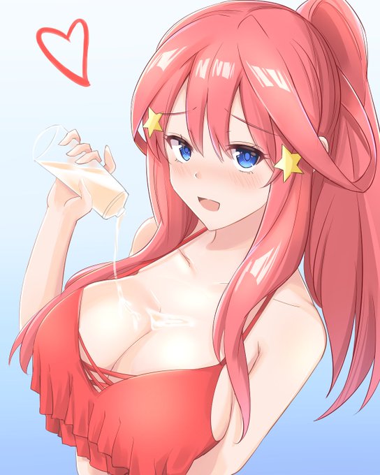 Kai (カイ)さんがTwitterに投稿した中野五月(五等分の花嫁)のイラスト。