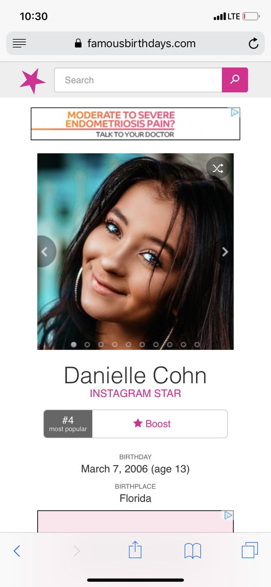 noturfavemary's tweet image. rt if you're older than danielle cohn