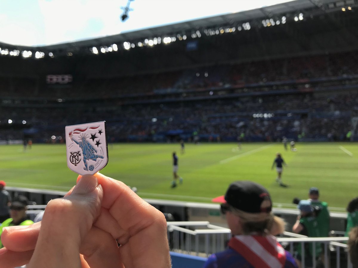 kmrandallx's tweet photo. Warm ups in Lyon. Scorching hot. Go ⁦@USWNT⁩ ⁦@NYCFC⁩ #summerofsoccer https://t.co/xwZguqD5hB