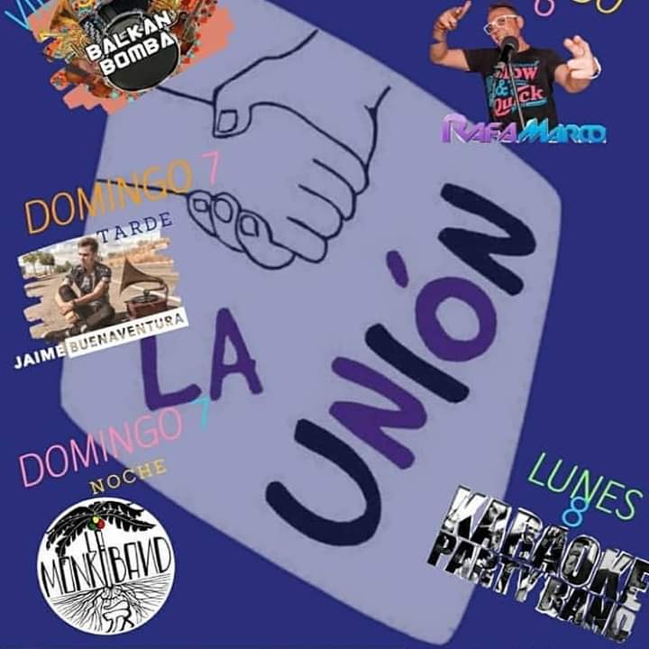 Os recordamos que esta tarde estaremos en La Peña El Disloque haciendo un tributo al rock de los años 80 y mañana de karaoke en La Unión, otro año más. #Teruel #Vaquilla2019 #karaokepartyband #karaoke