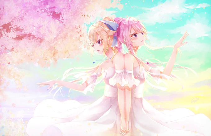 天つ少女

#ヒメヒナアート
#ヒメヒナ #ヒバリ 