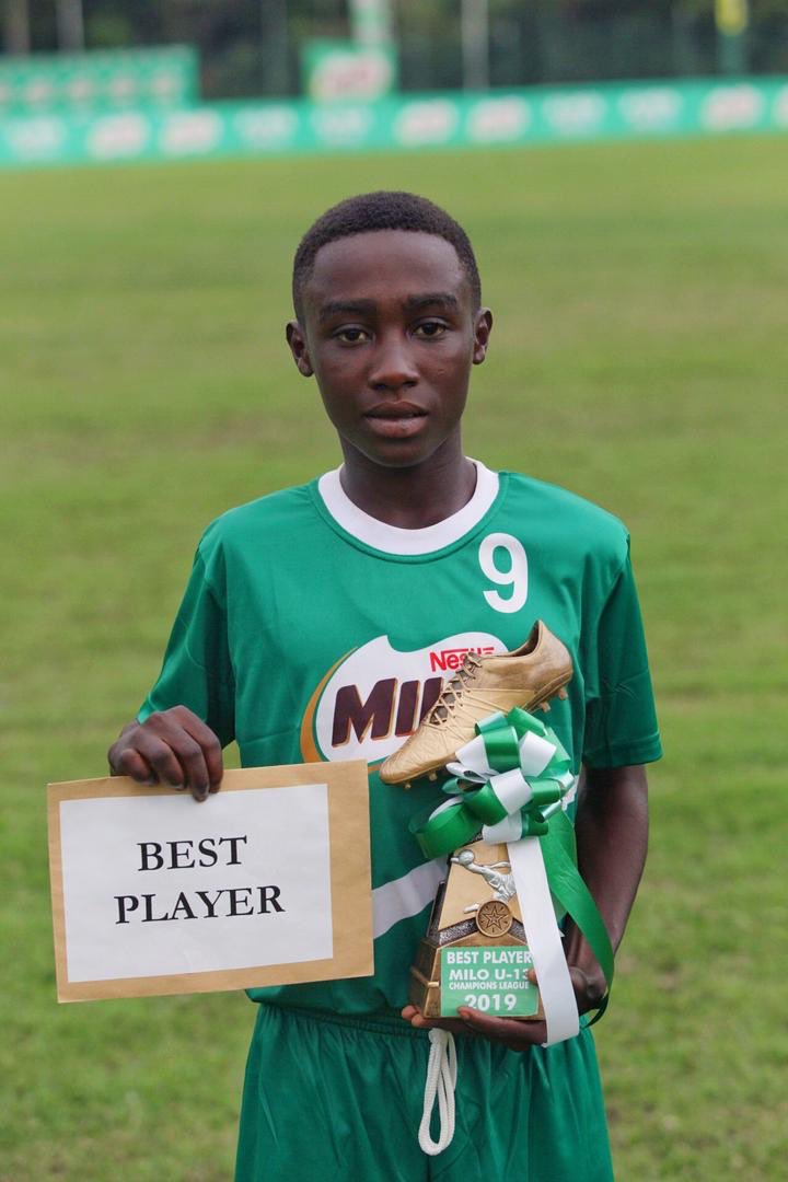 RazakAbedi's tweet photo. Overall Best Player
๐๐พโโ๏ธSamuel Obeng
๐ซ Amoawi Methodist Primary
๐ฌ๐ญ Ashanti Region
๐ #MiloU13 Champions League
#TeamMakesMe https://t.co/whc7FkdD0C