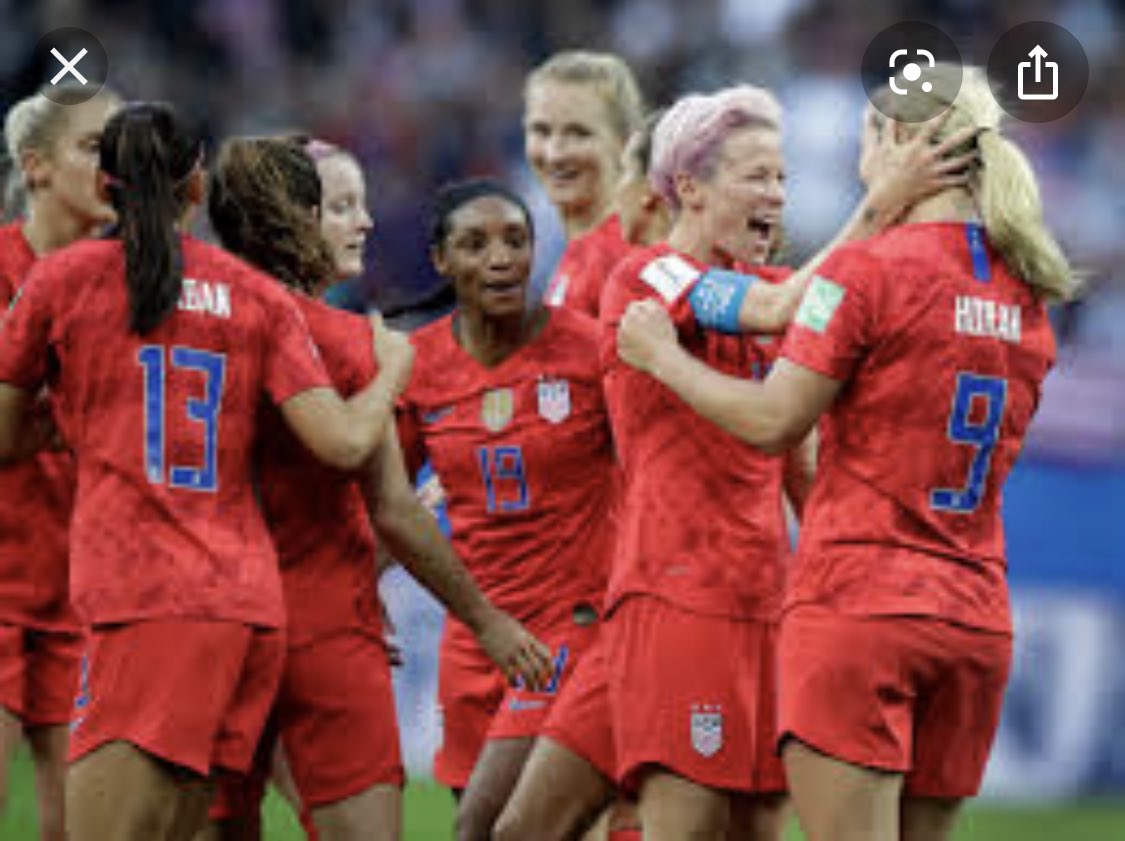 ⁦<a href="/USWNT/">U.S. Women's National Soccer Team</a>⁩ Cheering the US Women on today! Go USA!! I am inspired! ⁦<a href="/theECNL/">The ECNL</a>⁩