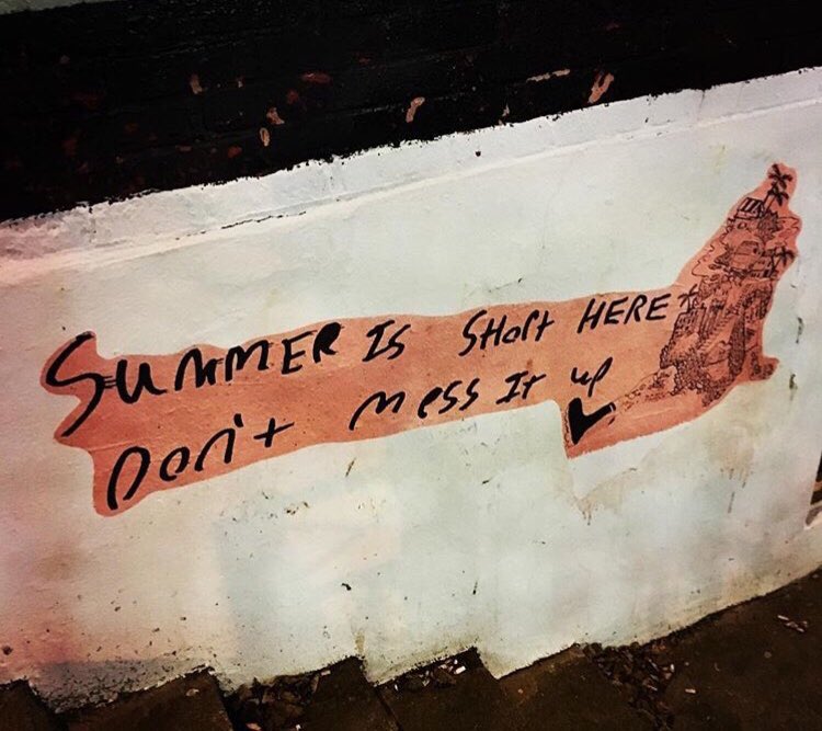 An old message that once lived downtown on the walls outside of Fixed Coffee. It was painted over years ago. Reposting because it’s important. #yyt #lovedowntown