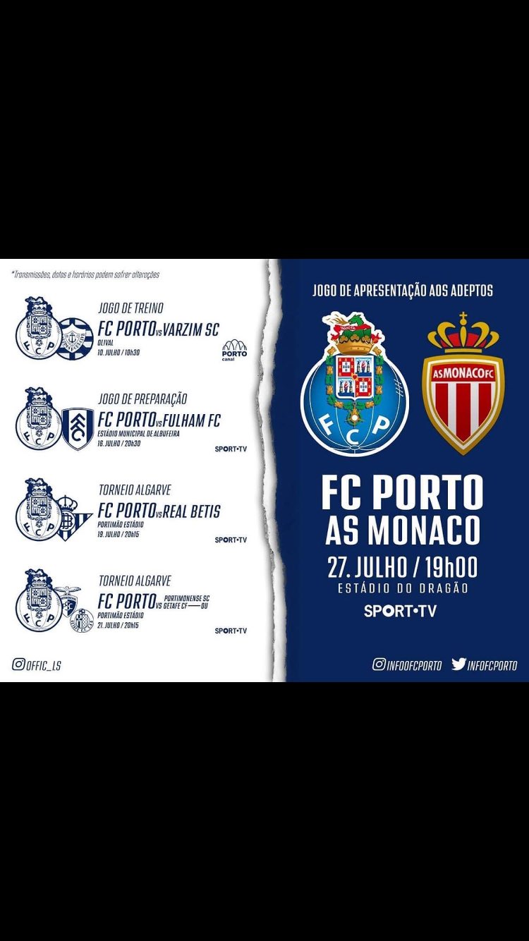 Começa o FC Porto vs AS Monaco: Acompanhe o jogo no Porto Canal e