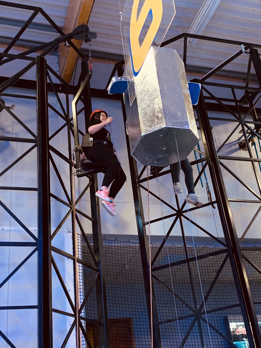 LHS_ScienceDept's tweet photo. An amazing final day has been had by all!! Defying gravity on the zero gravity wall and completing our space mission: launching an orbiter, having it dock with the ISS and return safely to Earth. Our kids are the best... #WheresRick #HoustonWeveHadNoProblems #HomewardBoundSoon https://t.co/Fnm8MNp8eZ