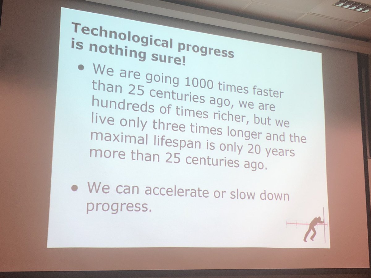 TranspireMe's tweet photo. Why don’t we progress with ageing fight fast enough? We are 1000 times faster than 25 centuries ago, hundreds times richer, but live only 3X longer than people 25 centuries ago. We need a change in mentality and an alignment on our methods - @DidierCo at #TransVision2019 https://t.co/AFFgA5CSmc