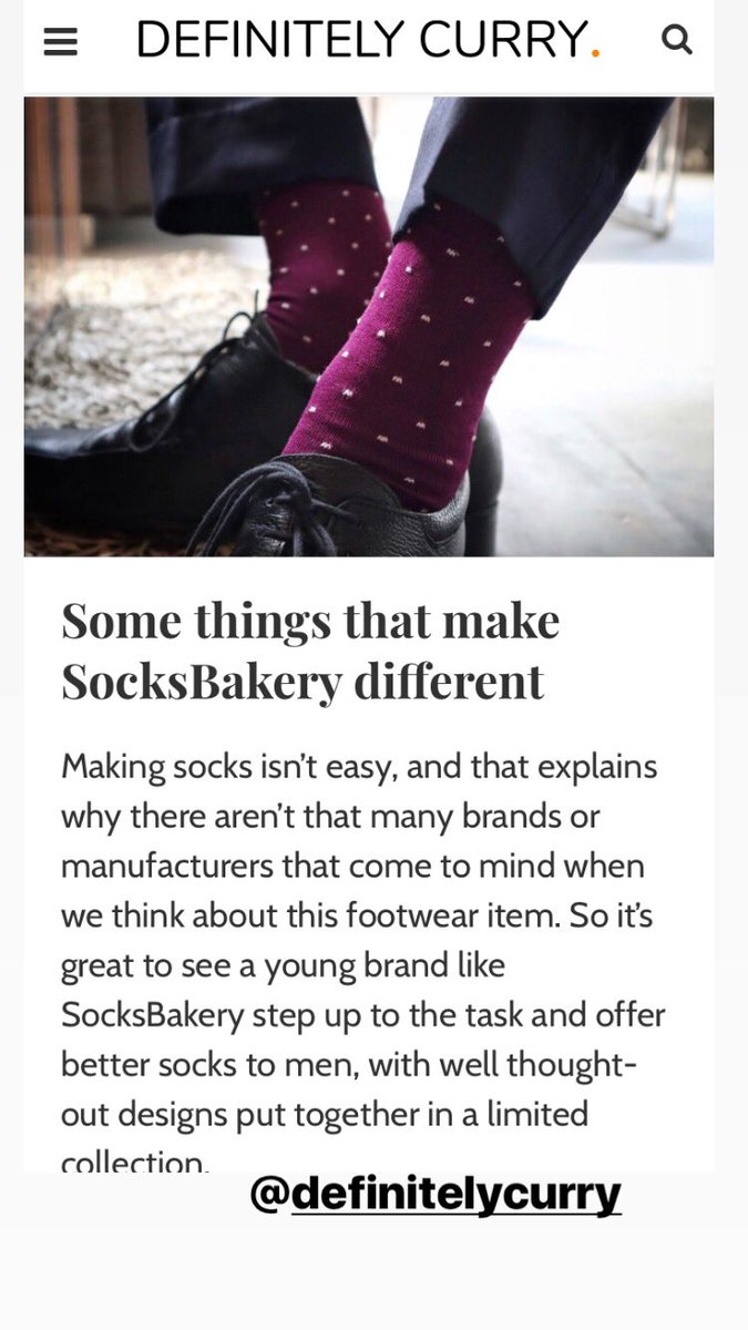 socksoho's tweet photo. #Socksbakery reviewed on @DefinitelyCurry, a platform to discover premium quality brands.
Read here: https://t.co/cNzhp9bShH https://t.co/2o7GXLfX0a