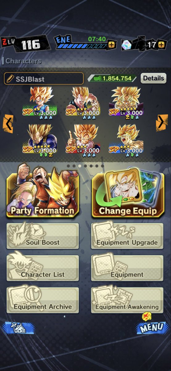 dokkanplayer96's tweet photo. Man I just love my GT Goku, even at 2 stars the damage this guy throws out with his blast attack is ridiculous! 🤭how else can I optimize this team? #dblegends #DragonBallLegends #gtgoku #ssj #blastteam @BradicalYT @Naseidas @Nasdorachi @Rhymestyle @Goreshx @Spyyd3r @ed_youtuber https://t.co/s63oRb1zMU
