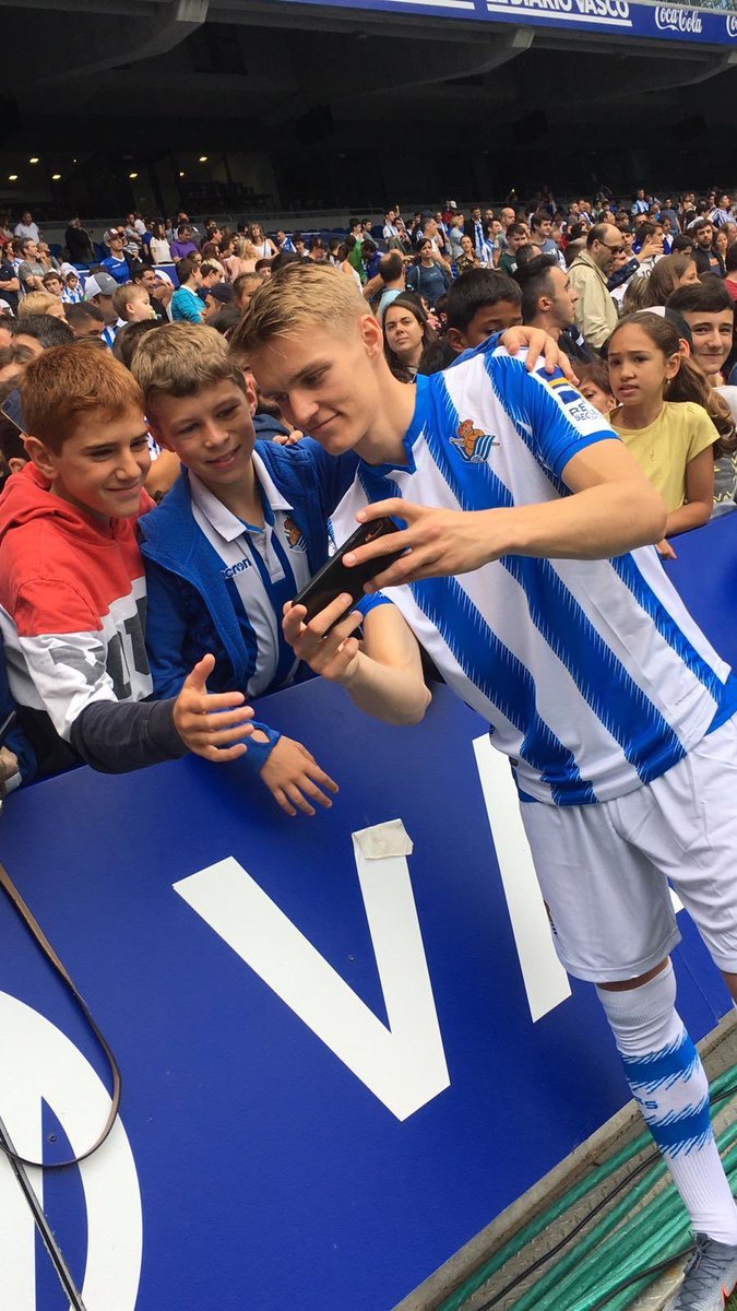 Ødegaard & Co. Sociedad presentation day.