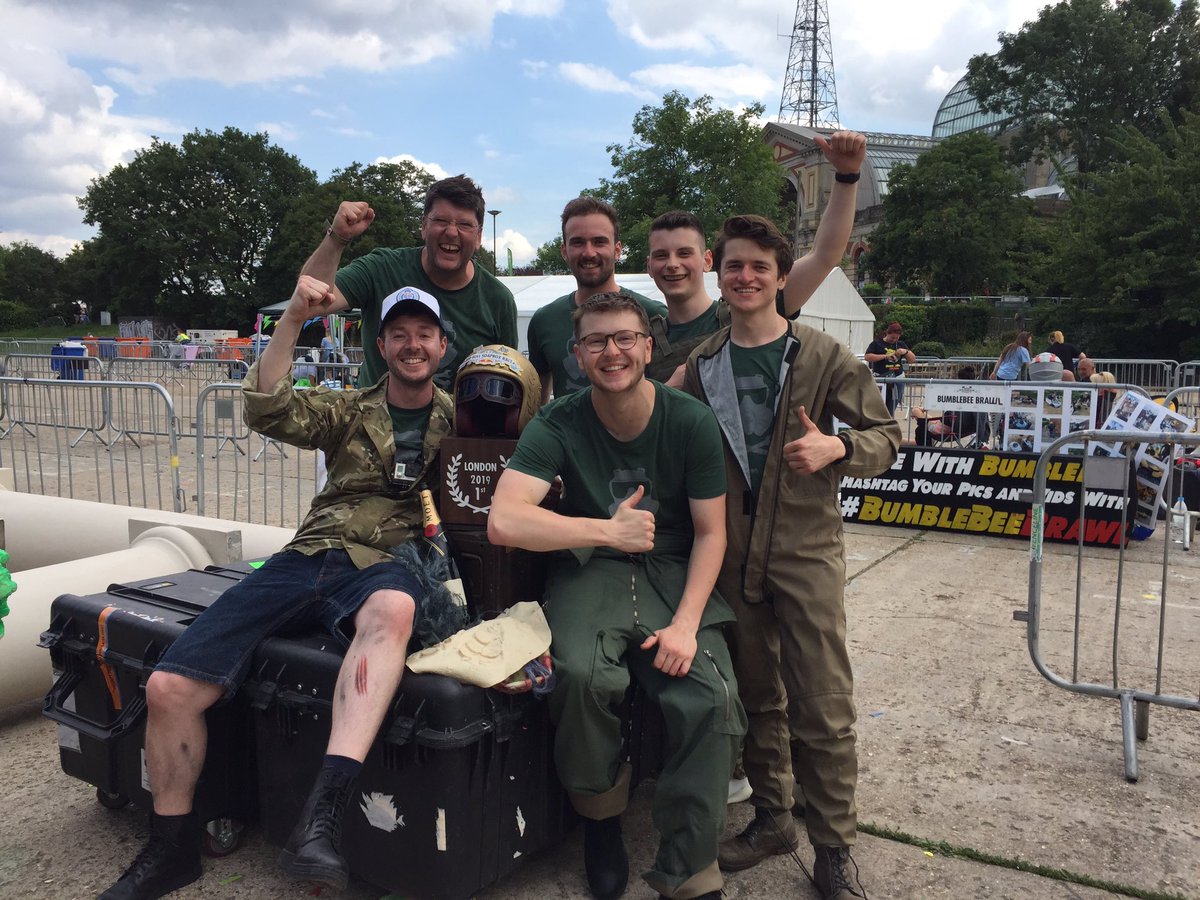 1st Place! Wow! What an amazing day. Big shout out to all the teams competing some awesome soapbox creations this year. #TeamGasGasGas #RedBullSoapboxRace <a href="/RedBullUK/">Red Bull UK</a>
