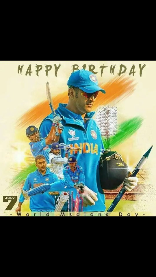 HAPPY BIRTHDAY MY GOD
MAHENDRA SINGH DHONI
               (MAHI) 