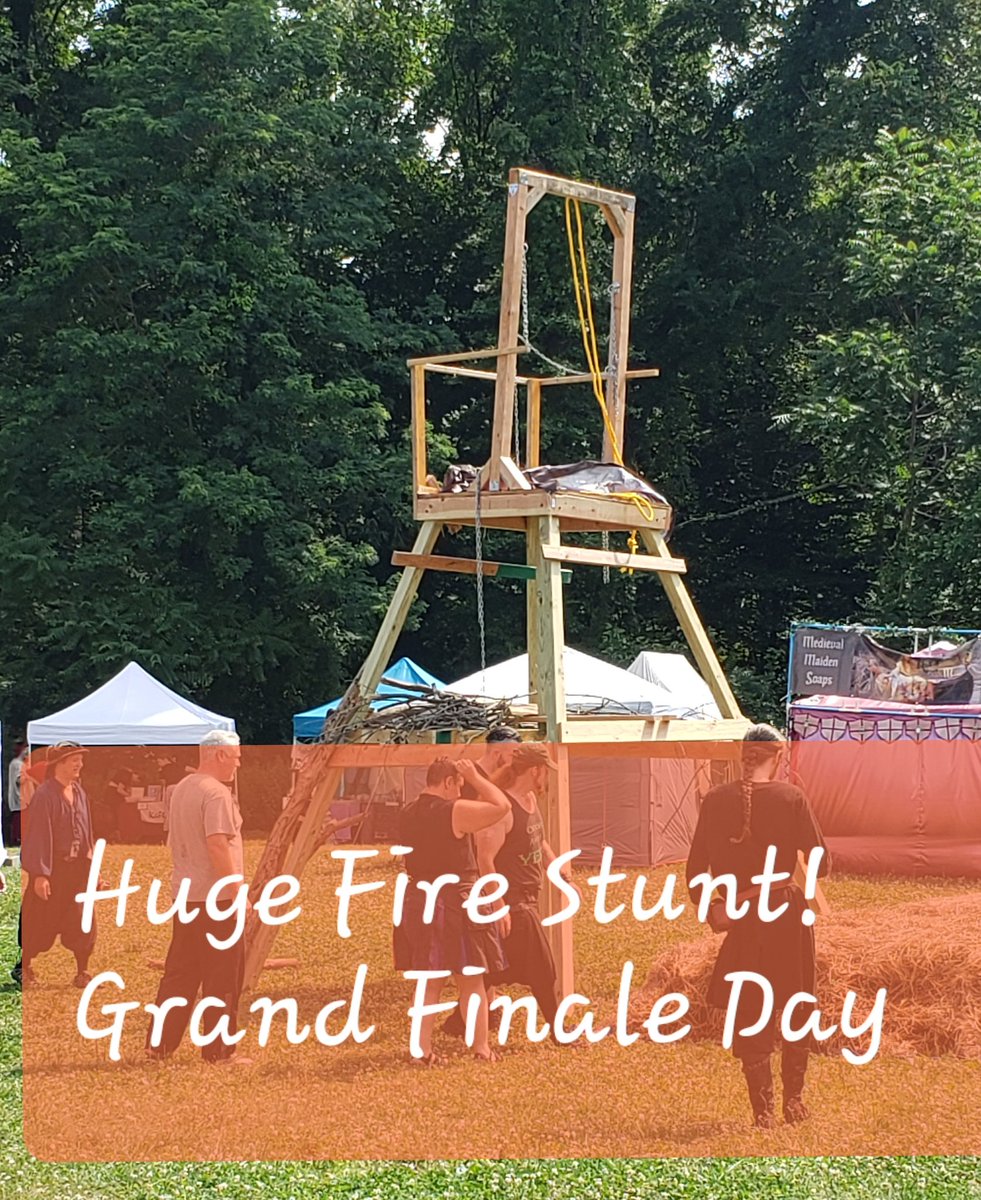 Fire stunt today!! Our final day of the year!! 
mfrenfaire.com
