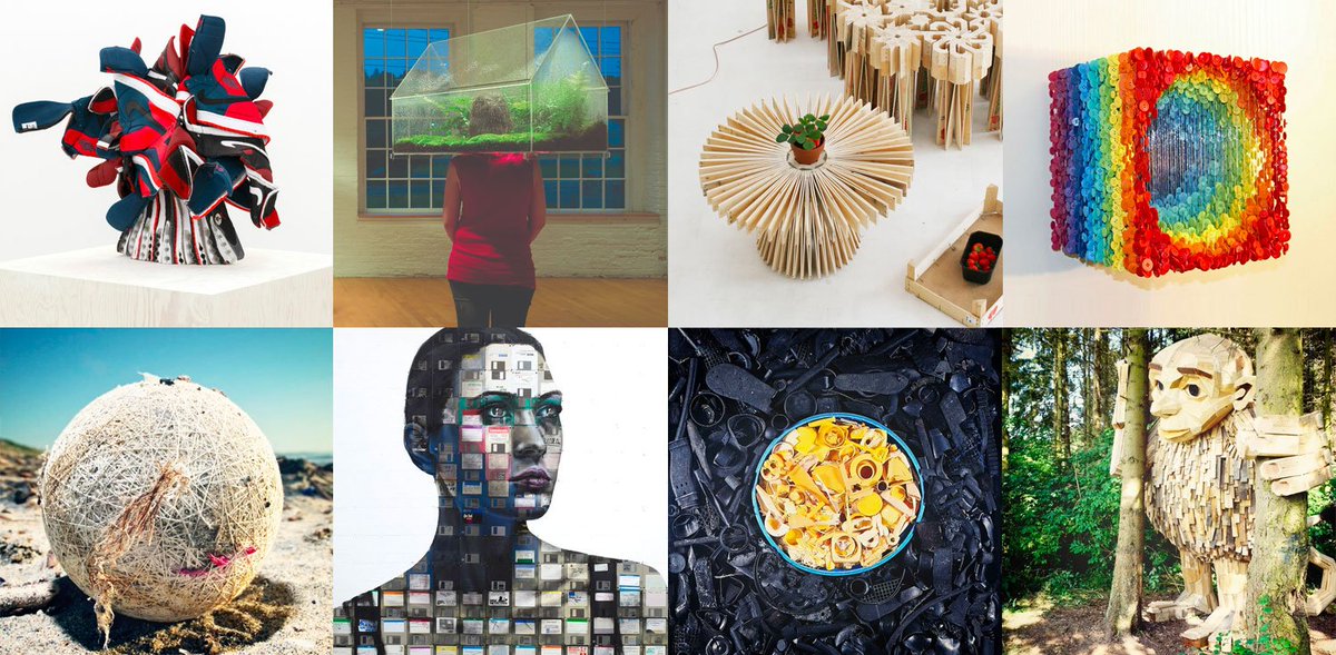 thisisedvin's tweet image. Turning waste into art. Here's your sustainable weekend #art edition. bit.ly/2LFmiqh #SustainableLiving #ecofriendly #creativejuly