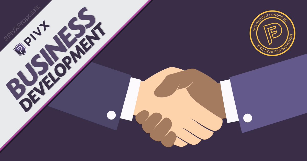 _PIVX's tweet photo. 2 of 5 #PIVXProjects funded by The PIVX Foundation! Our BD efforts include, partnerships, exchange relations, adoption opportunities, events, sponsorships, &amp; more! Read all about the exciting new oppertunites in the mix, led by @PivxJohn, here:https://t.co/RkSwyrFGDr  #adoption https://t.co/5RZdM7wJuZ