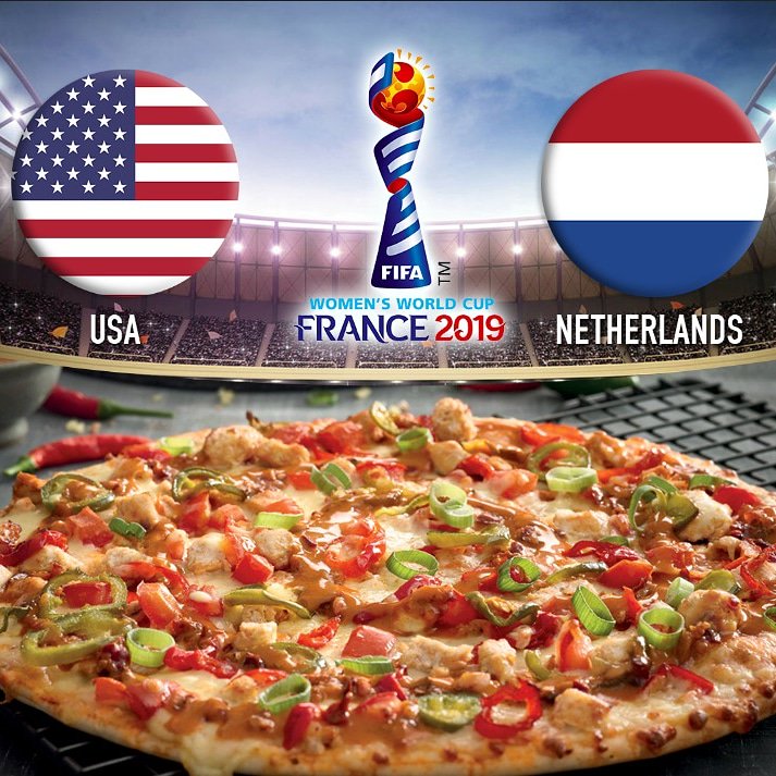 JohnnyCrypto_1's tweet photo. It's the Women's World Cup Final Match Today, USA Vs Netherlands. Enjoy the game we will Delivery where ever you are watching from🍕⚽🍕⚽🍕⚽Call Kabulonga 0977790559 /0211264069 
 Levymall 0966324130 / 0211324133, 
PHI 0969759695 
Chilenje 0978267945 
Livingstone 0975819356 https://t.co/ixE4hqfOXB