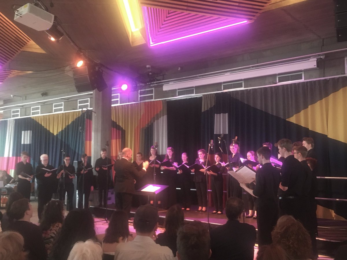 PRSFoundation's tweet photo. Beautiful performance of #shewho composed by @jessicacurry2 commissioned by @nycgb as part of #NMB19!at #qeh @southbankcentre https://t.co/n83ILu4JIx