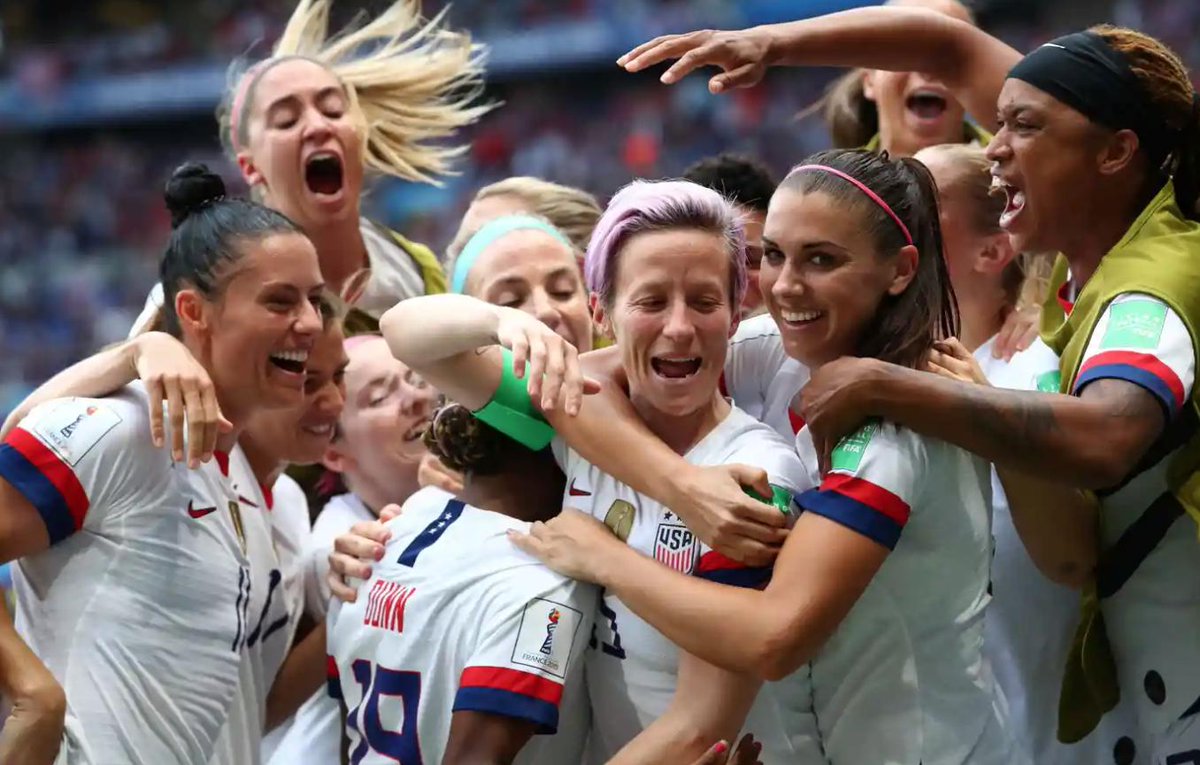 Megan Rapinoe takes centre stage after firing USA ahead from the penalty spot