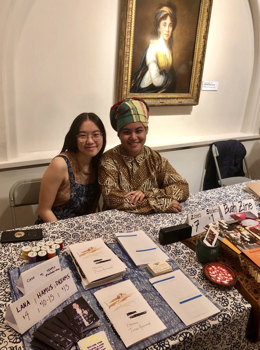 dcartbookfair's tweet photo. #DCArtBookFair2019 is happening now! Come find Belinda Shao and @teta_buahzine at the @WomenInTheArts! https://t.co/UKSPOsyJ3r