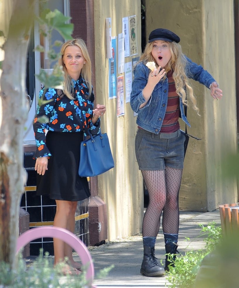 serenasjoy's tweet image. this scene has been cut of big little lies, but we'll always have these pictures of reese witherspoon throwing ice cream at meryl streep