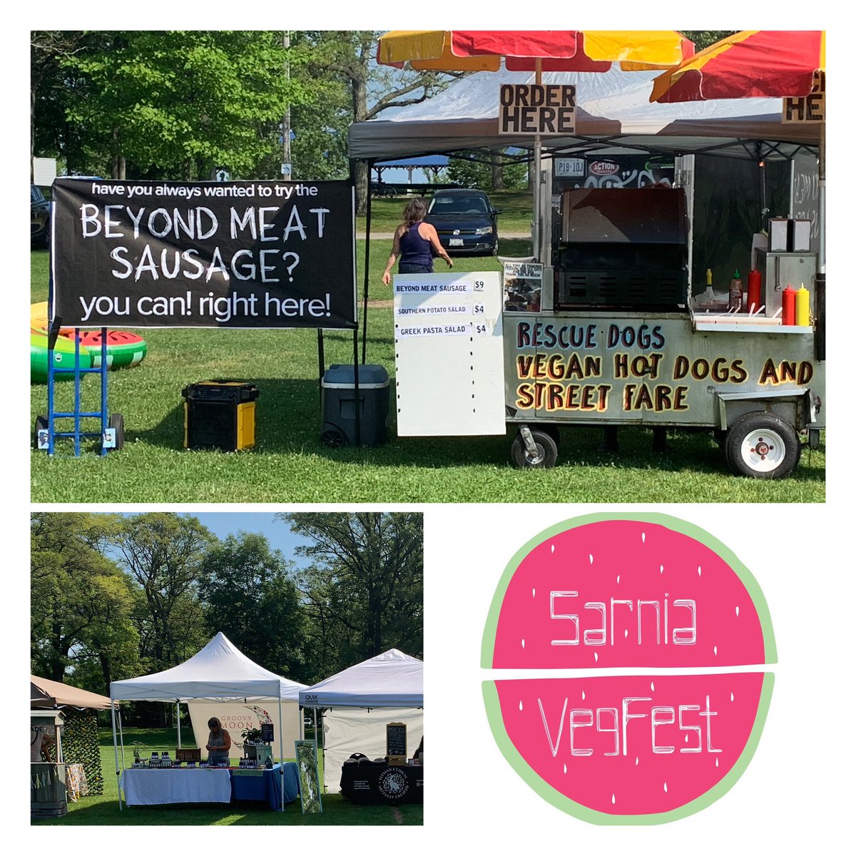 davburrows's tweet photo. #sarniavegfest on today in @Sarnia_Ontario in Canatara park til 5 pm #delicious #vegan #vegetarian #livewithdavid #theshowlive https://t.co/RNpprZEfFs