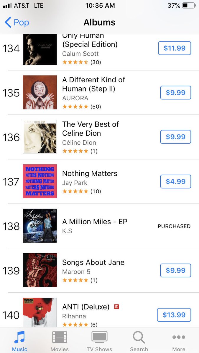 imksmusic's tweet photo. #AMillionMiles #EP now available on I Tunes.  #ItunesPopAlbumChart https://t.co/D9w5MQoNLY