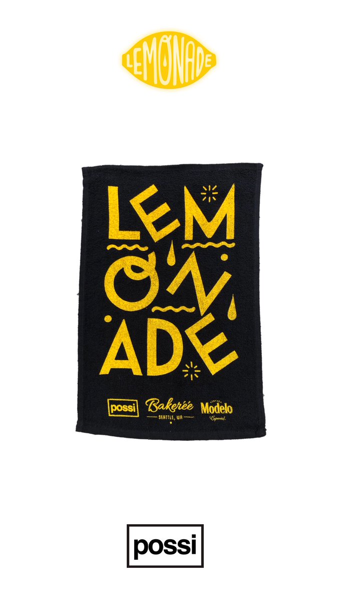 Free Lemonade towels available today while supplies last