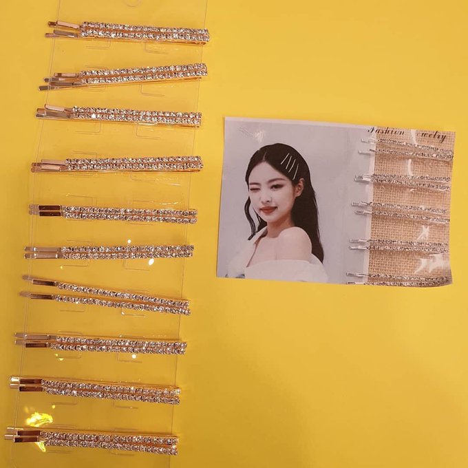 Them being sold in Korea with Jennie's picture attached for reference and Insight Korea mentioning them as a fashion item thay trended because of gg idols.