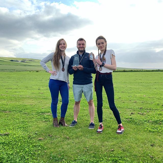 rosiegraham94's tweet photo. So happy to have won the relay today at #stmagnusmarathon with the dream team @hannah_l_grrr @jcm899 💪🏼. Such a brilliant day. Glad to have survived those hills! ⛰ #runningfamily #runorkney #relayrace #firstplace https://t.co/xxflgqOHXI https://t.co/yKLZ6lKQv8