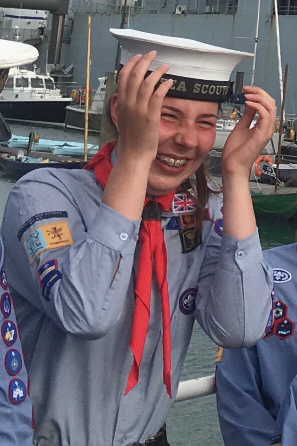 Watchetscouts's tweet photo. The moment you realise you are a #RNSeaScout ! @UKScouting @SomersetScouts https://t.co/S2XwMWcY0a