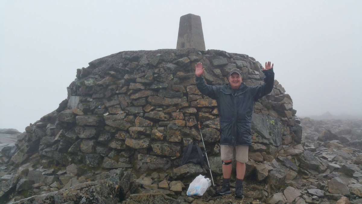 suzisims's tweet photo. Thank you for all the support and retweets kind people 😀We got the photo... well done Dad on your Ben Nevis climb #bennevis https://t.co/Bl8uCLPPfW