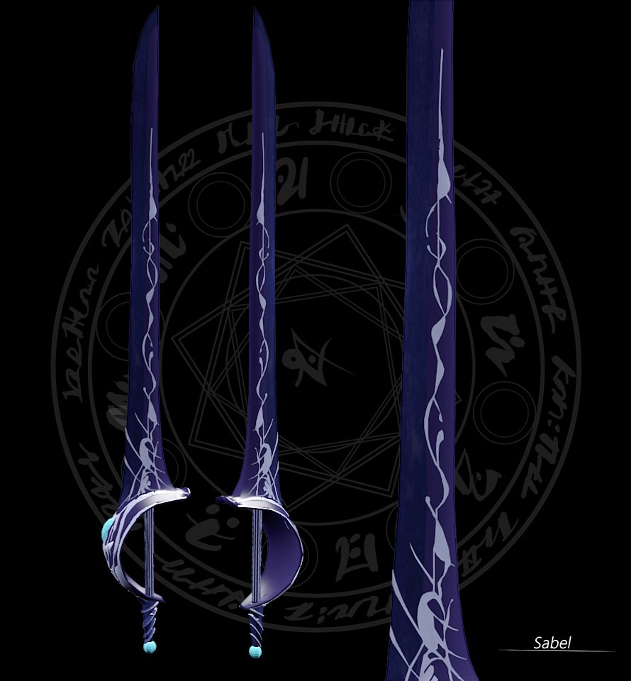 とうふ 黒騎士用サーベル イラストを元にモデリングしました 文様すべてポリゴンにしてみたらめっちゃ手間取った 慣れたい ファンタジー 武器デザイ 3d T Co Cobrtcsdq0 Twitter