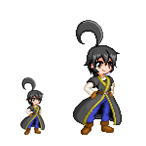 シャドール ヒラメキ Pa Twitter Pixiv ノ アベル君 ト アテネちゃん デス 主ニ ドット絵デス Abellpic