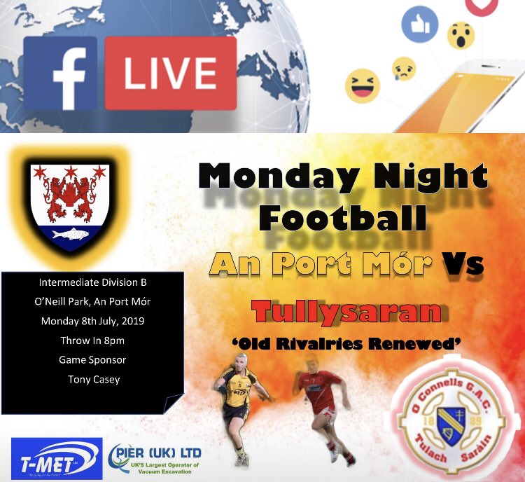 anportmor1's tweet photo. Streaming Tomorrow Nights Game Live on Facebook #supportmor throw in 8pm! https://t.co/XEbXKc1f7U